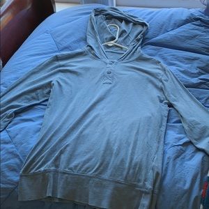 Gap long sleeve hooded shirt.